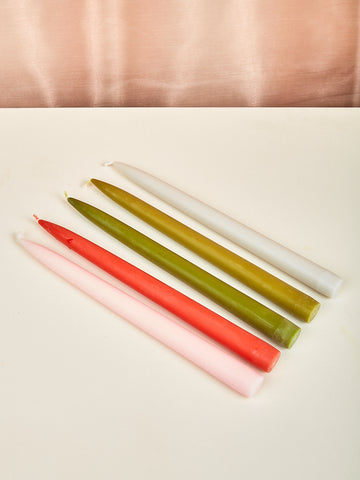 Spring Set of Taper Candles