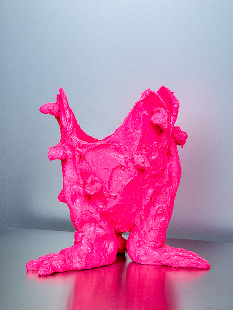 Lemon Special Vessel in Hot Pink