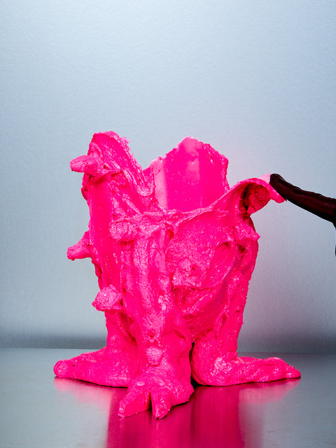 Lemon Special Vessel in Hot Pink