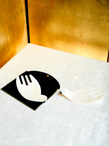 Dove Salad Servers